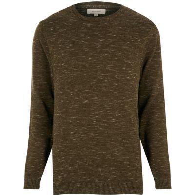 River Island Mens Melange Sweater