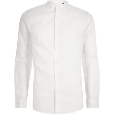 River Island Mens White Only And Sons Slim Fit Oxford Shirt