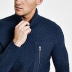 River Island Mens Only And Sons Pocket Roll Neck Sweater