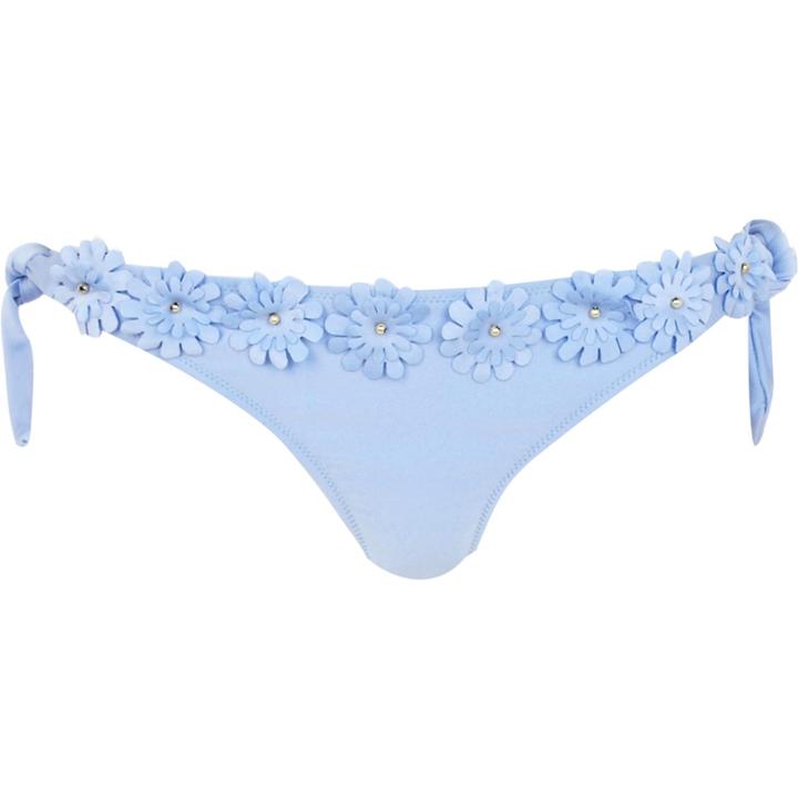 River Island Womens 3d Flower Bikini Bottoms