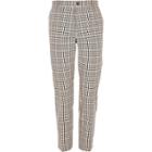 River Island Mens Big And Tall Heritage Check Trousers