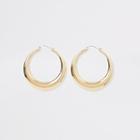 River Island Womens Gold Colour Statement Hoop Earrings