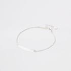 River Island Womens Silver Plated Bar Bracelet