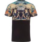 River Island Mens Renaissance Print Muscle Fit T-shirt