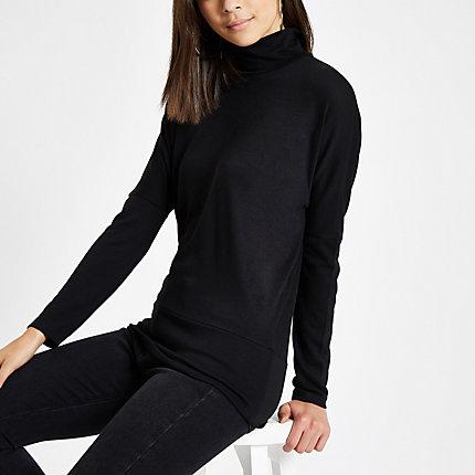 River Island Womens Roll Neck Batwing Sleeve Jumper