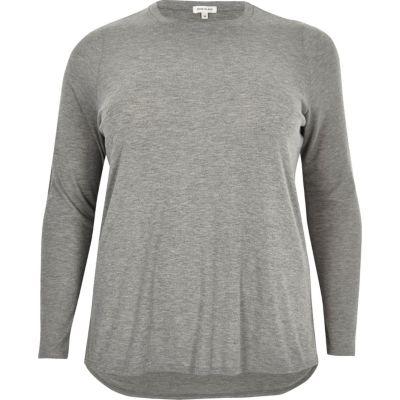 River Island Womens Plus Scoop Neck Top