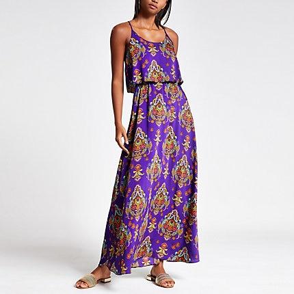 River Island Womens Print Maxi Dress