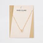 River Island Womens Gold Plated 'l' Initial Necklace