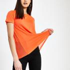 River Island Womens Pleated T-shirt