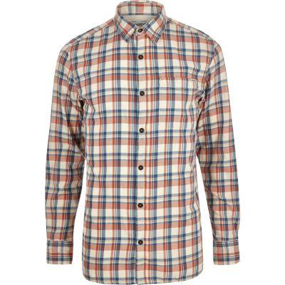 River Island Mensred Jack & Jones Vintage Maywood Check Shirt