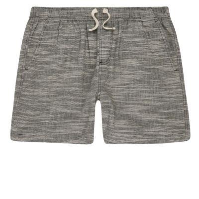 River Island Mens Textured Woven Shorts