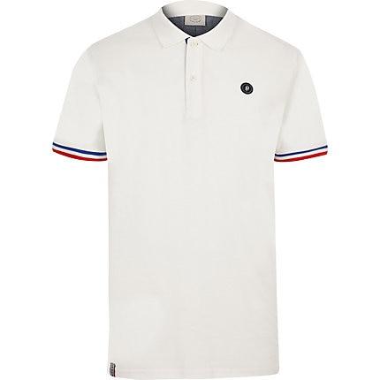 Mens Jack And Jones White Polo Shirt