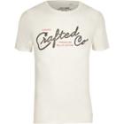 River Island Mens Jack And Jones White 'crafted' T-shirt