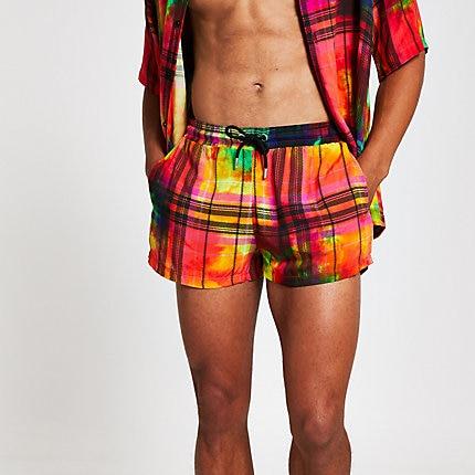 River Island Mens Jaded London Tie Dye Shorts