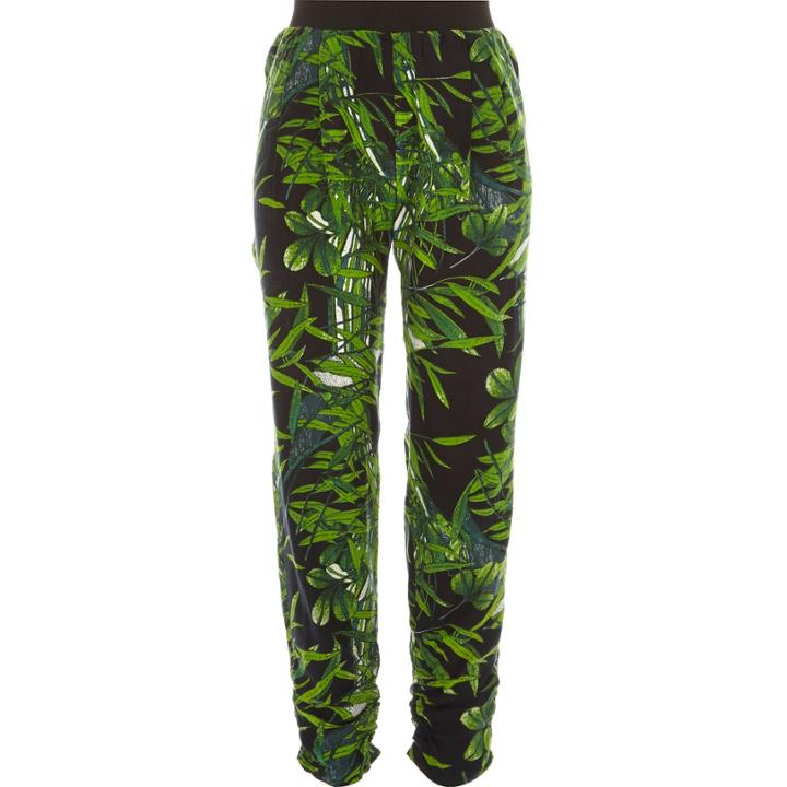 River Island Womens Leaf Print Joggers