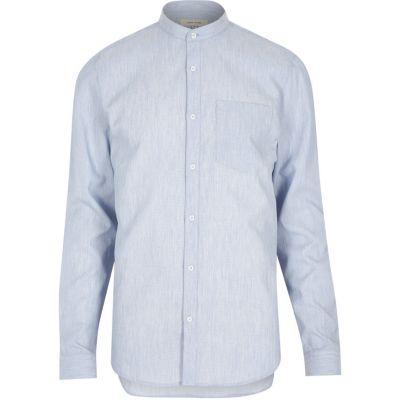 River Island Mens Grandad Collar Shirt