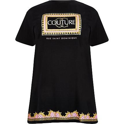 River Island Womens Plus Neon Print Jumbo T-shirt