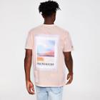 River Island Mens Satin Patch Slim Fit T-shirt