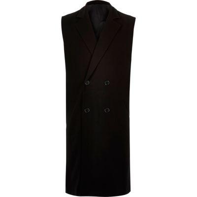 River Island Mens Smart Double Breasted Sleeveless Jacket