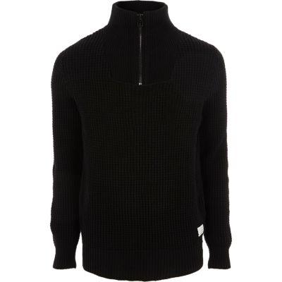 River Island Mens Jack And Jones Core Knit High Neck Sweater