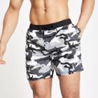 Mens Schott Camo Swim Trunks