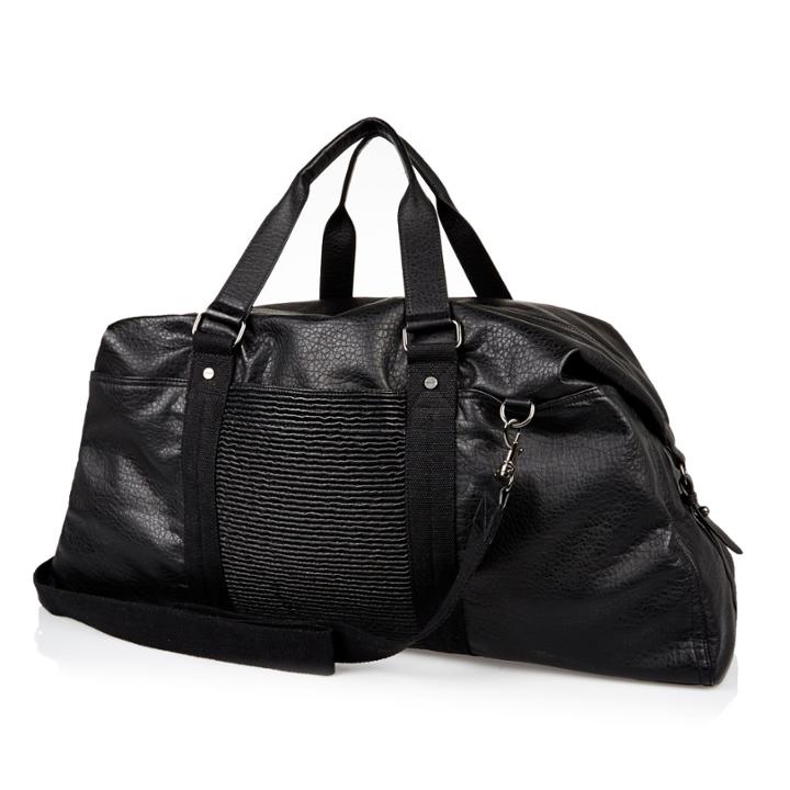 River Island Mensblack Grungy Holdall Bag