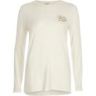 River Island Womens Embroidered Long Sleeve T-shirt