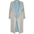 River Island Womens Check Drape Slouchy Maxi Coat