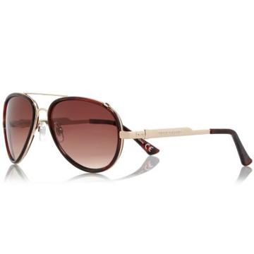 River Island Metallic Arm Aviator Sunglasses