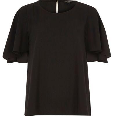 River Island Womens Cape Sleeve Top