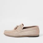 River Island Mens Suede Tassle Loafers