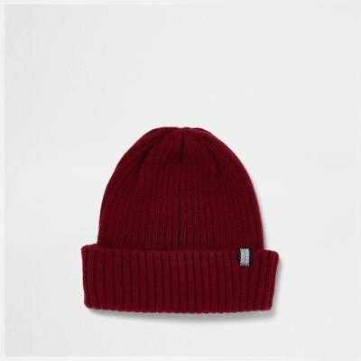 River Island Mens Fisherman Beanie Hat