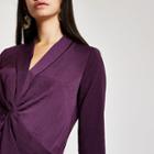 River Island Womens Twist Front Long Sleeve Top