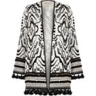 River Island Womens Beaded Tassel Hem Kimono