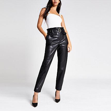 River Island Womens White Ri Embossed Square Neck Bodysuit