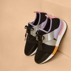 River Island Womens Colour Block Strap Runner Trainers