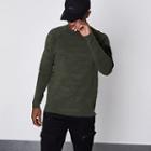 River Island Mens Only And Sons Textured Camo Sweater