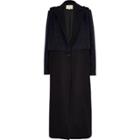 River Island Womens Textured Two-tone Maxi Coat