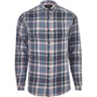River Island Mensblue Only & Sons Casual Check Shirt