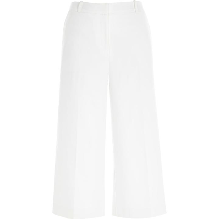 River Island Womens White Smart Culottes