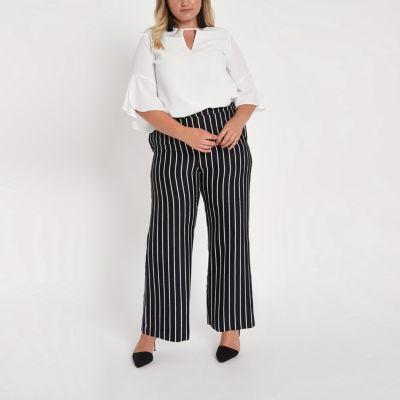 River Island Womens Plus Frill Sleeve Top