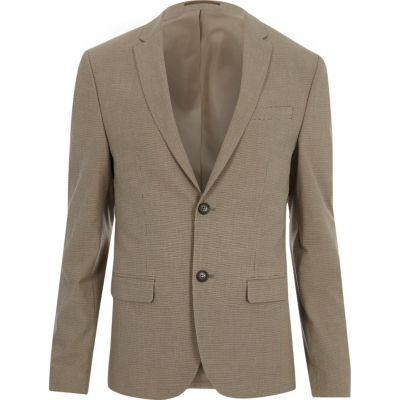 River Island Mens Pupstooth Ultra Skinny Fit Suit Jacket