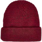 River Island Mensred Knitted Beanie Hat