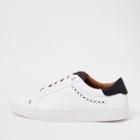 River Island Mens White Brogue Punching Detail Trainers