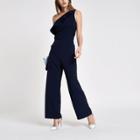 River Island Womens Frill One Shoulder Jumpsuit