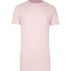 River Island Mens Muscle Fit Longline T-shirt