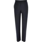 River Island Mens Wool-blend Tailored Suit Pants