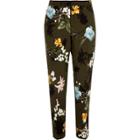 River Island Womens Floral Tapered Trousers