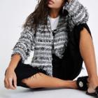 River Island Womens Fringe Trophy Jacket