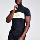 River Island Mens Prolific Muscle Fit Funnel Neck T-shirt